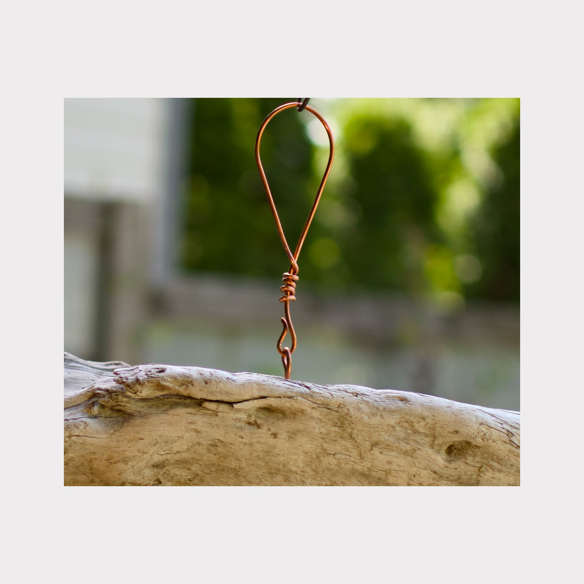 copper loop hanger for a wind chime