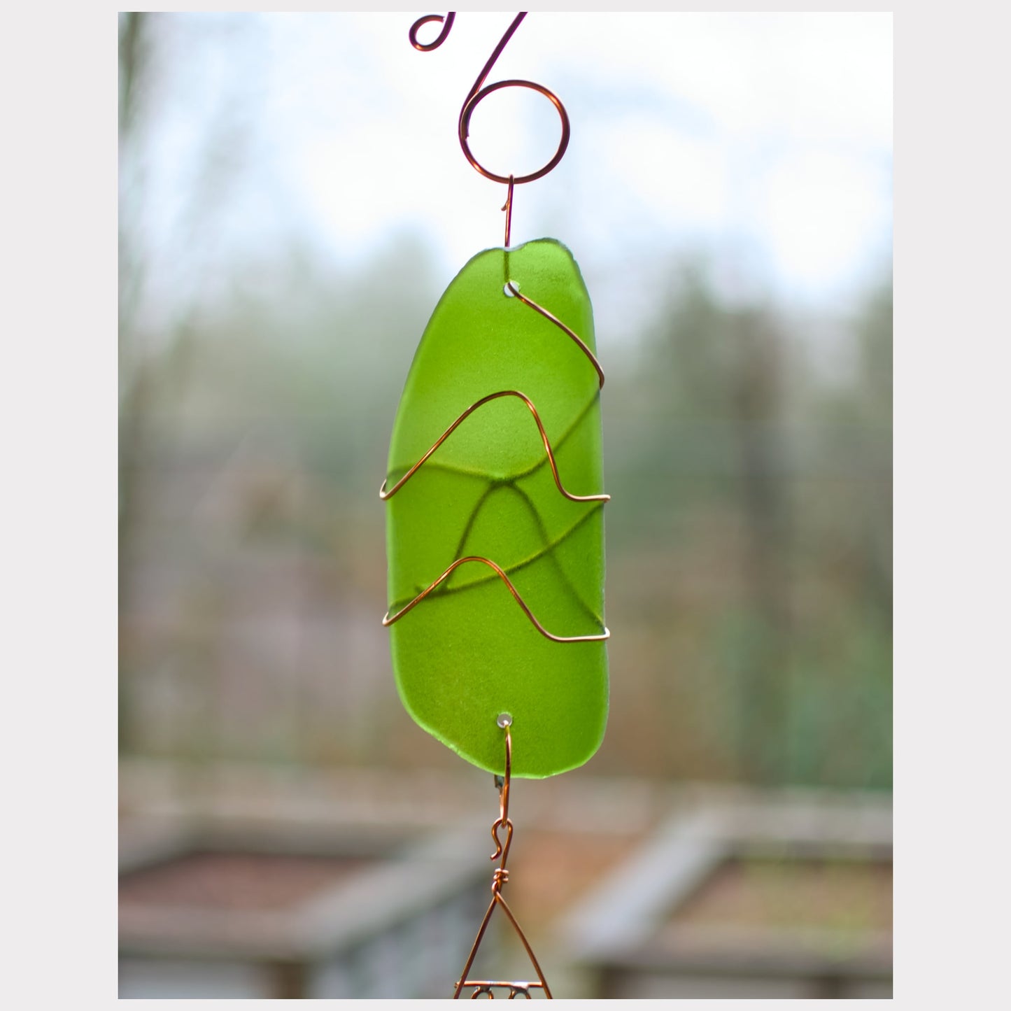 Wind Chime Beach Verre Cuivre Laiton Outdoor Windchimes