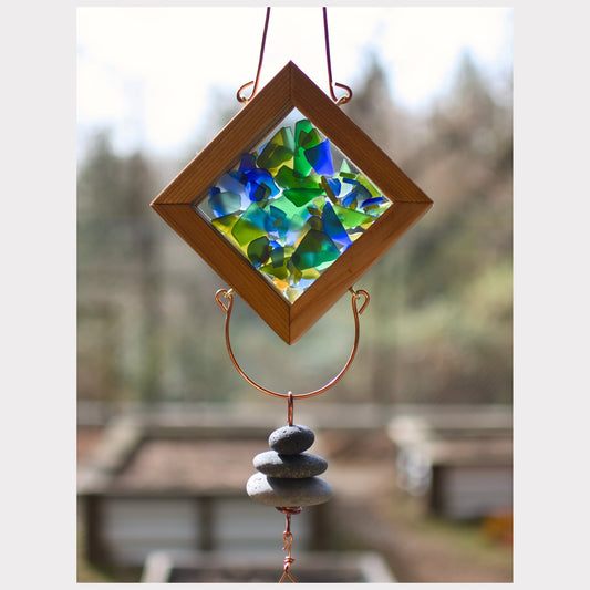 detail, kaleidoscope wind chime
