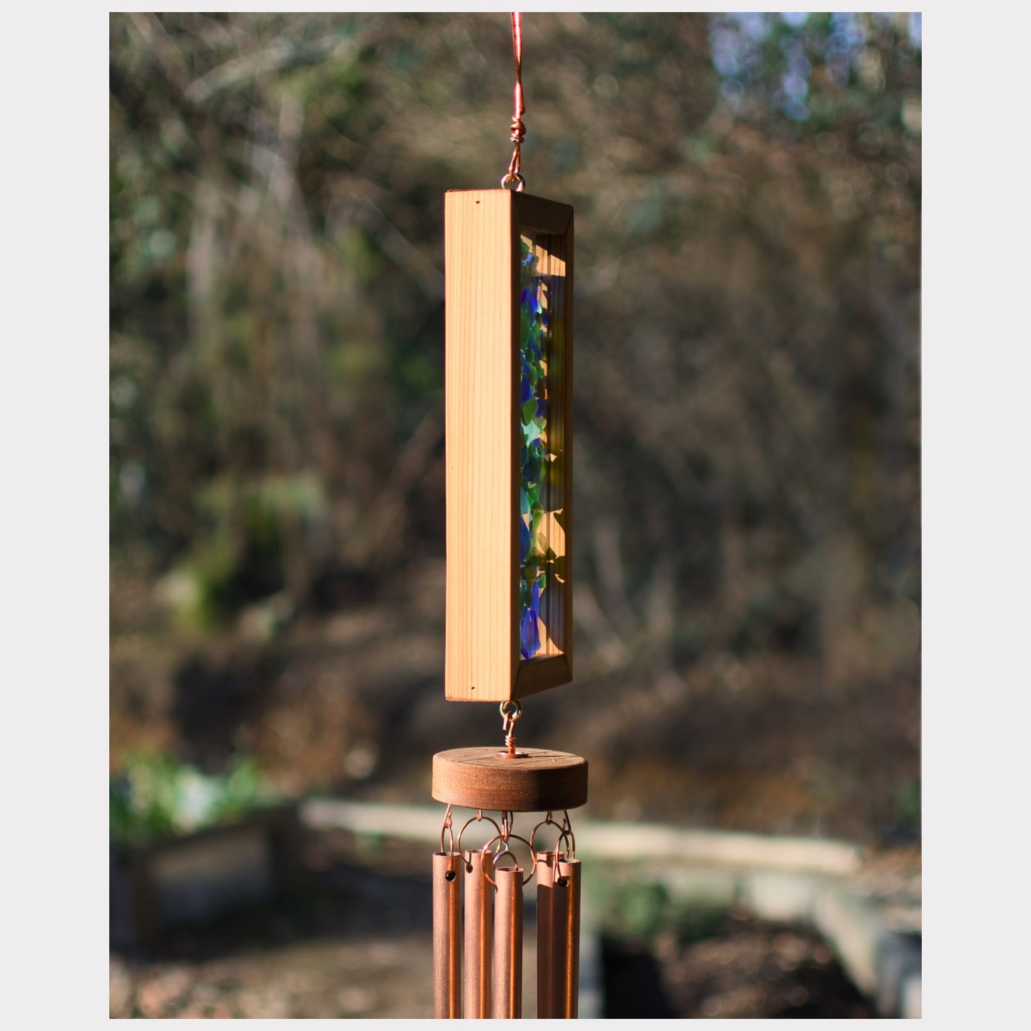 sideview, kaleidoscope wind chime