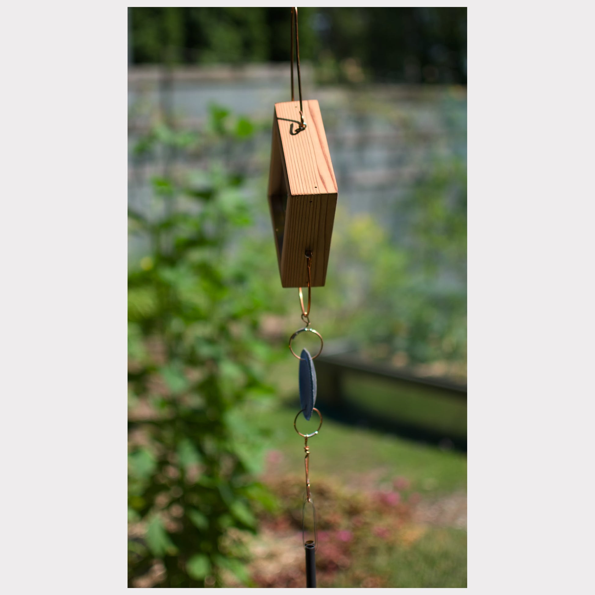 side view, kaleidoscope chime