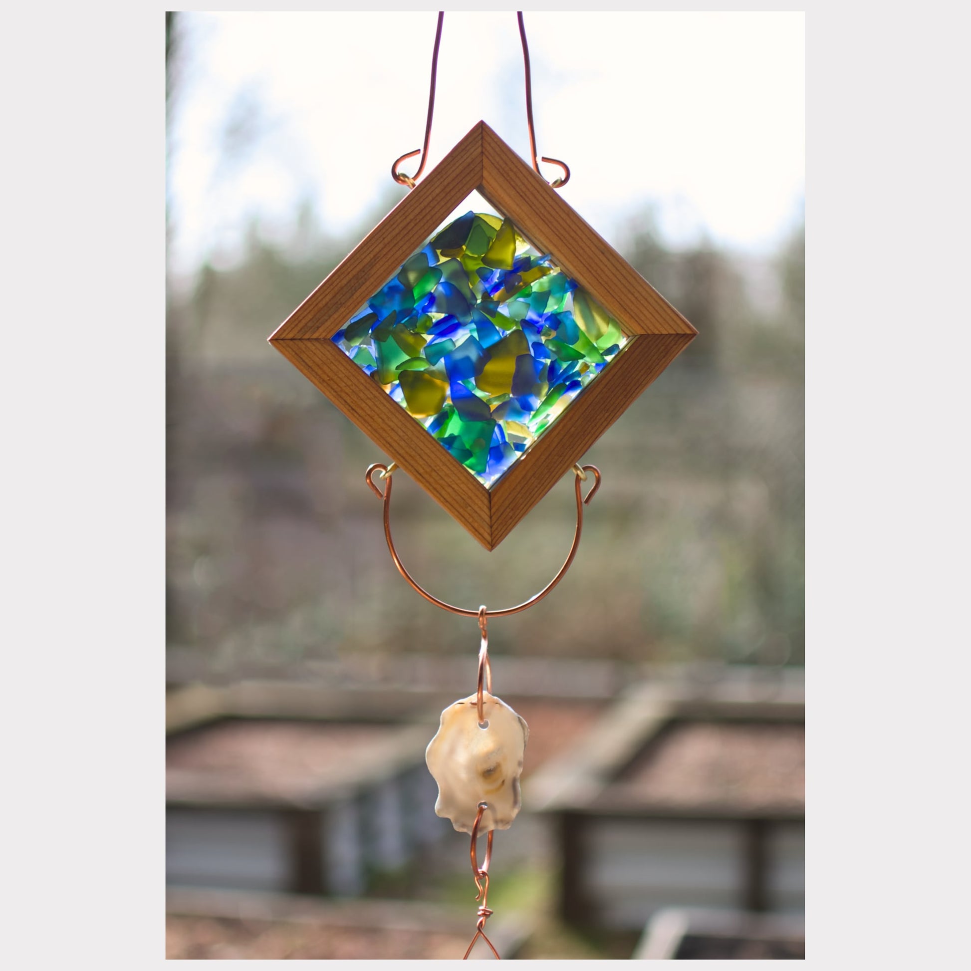 detail, kaleidoscope wind chime