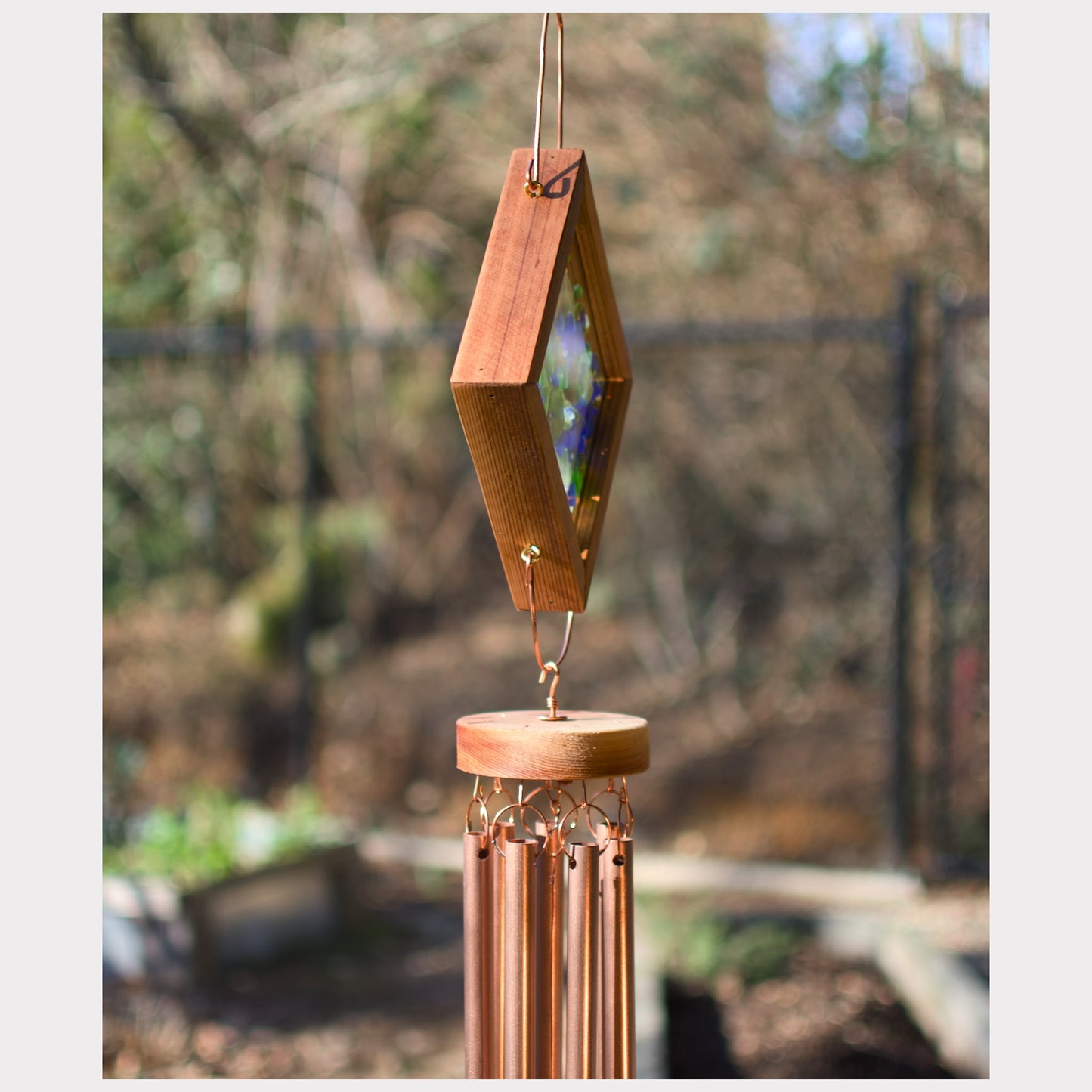 sideview, kaleidoscope wind chime