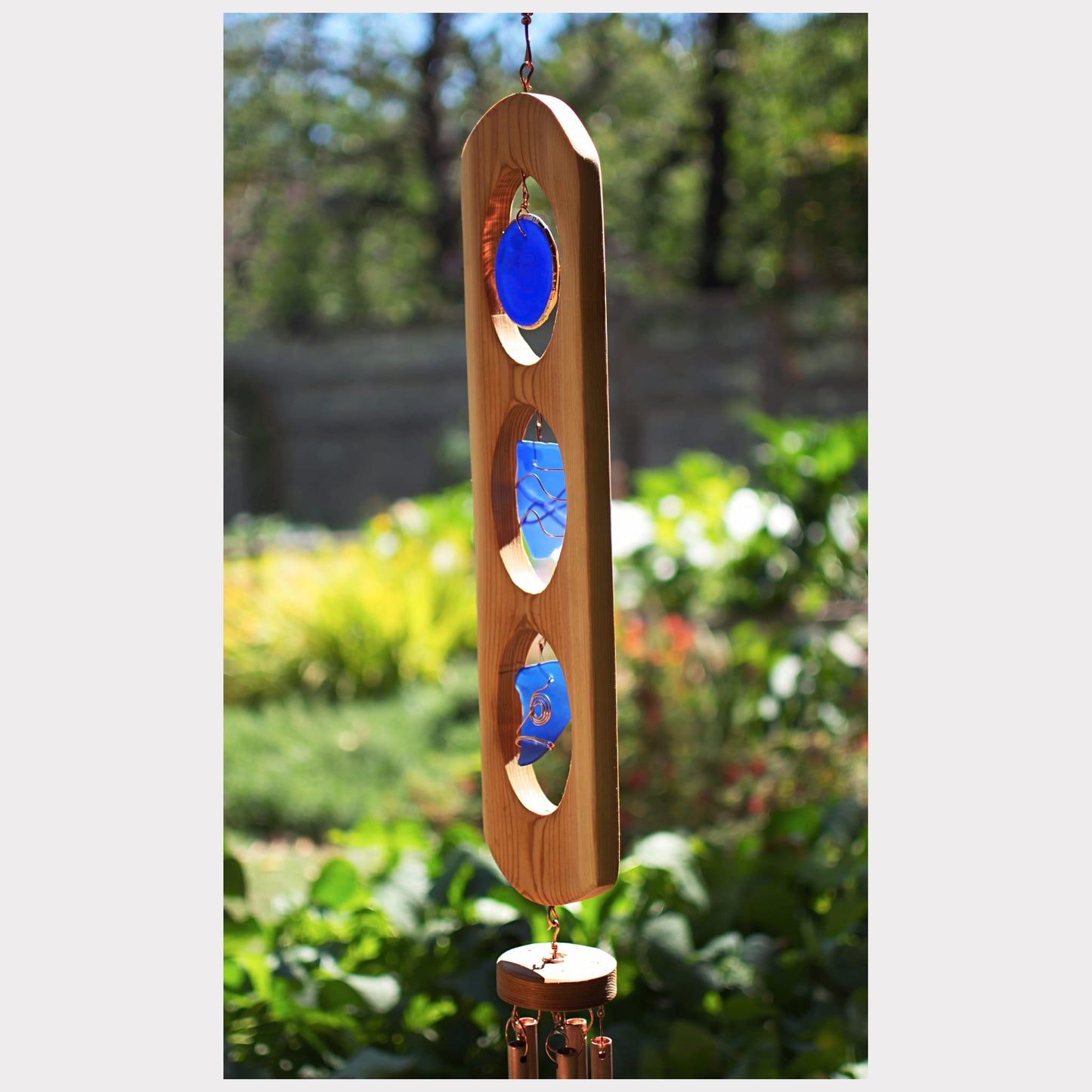 side detail cedar blue sea glass
