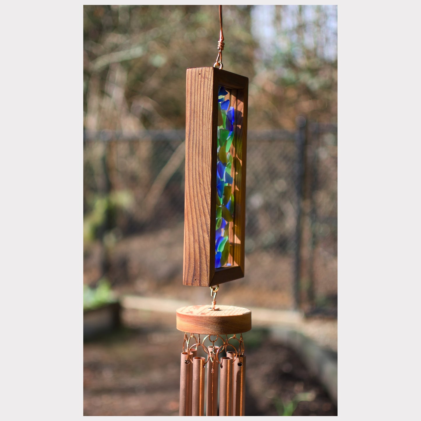 sideview, kaleidoscope wind chime