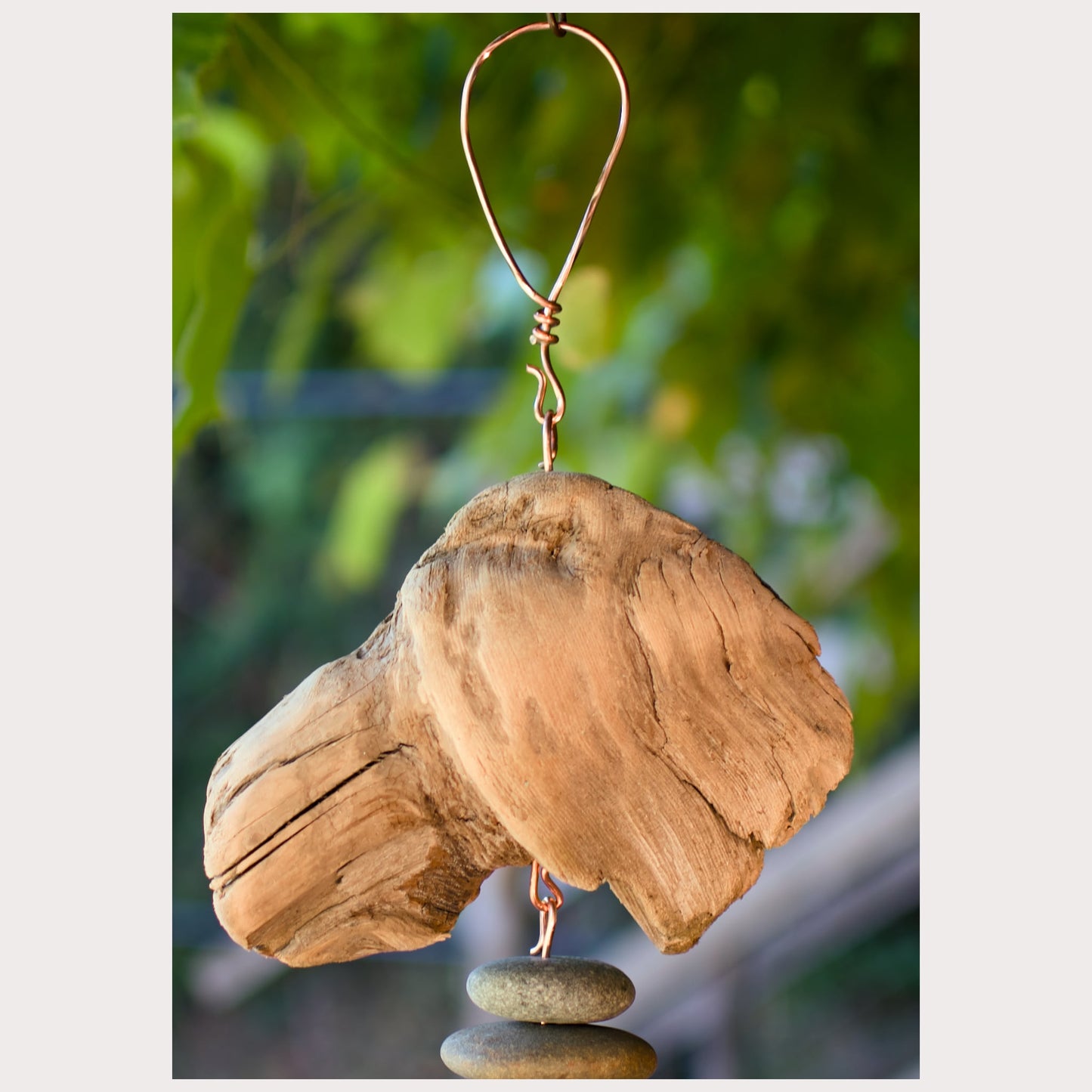 Detail, driftwood wind chime.