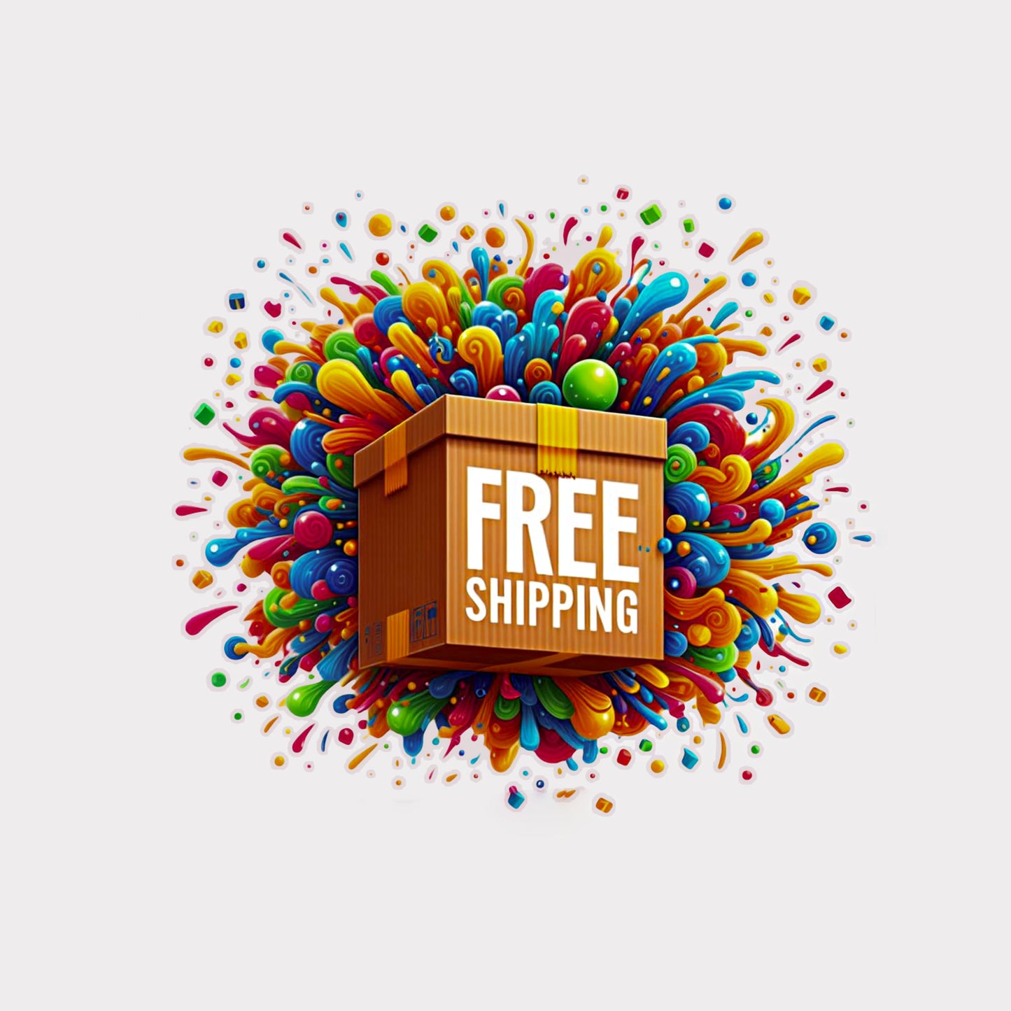 free shipping graphic, Coast Chimes