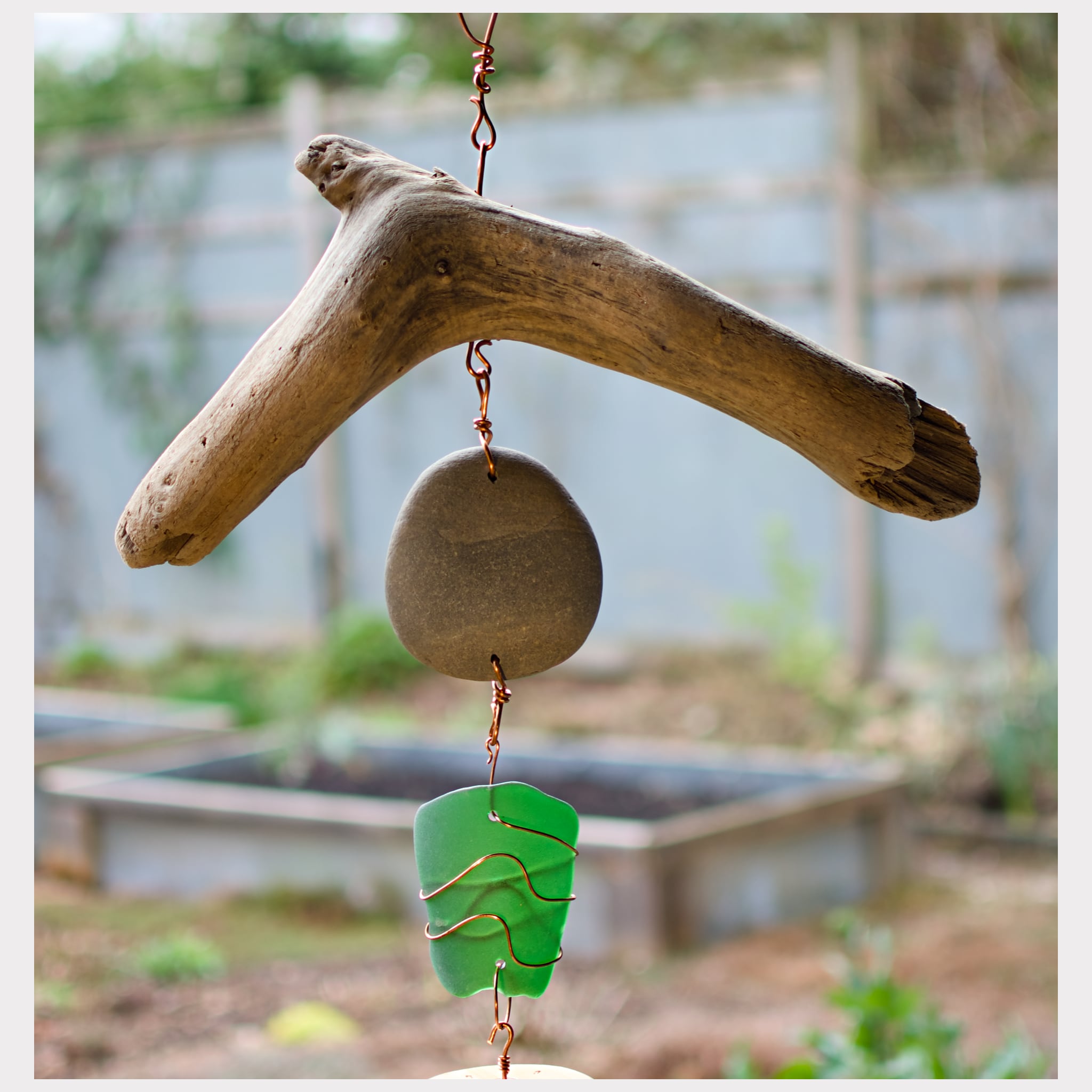 Giant Shell, Cork, and Driftwood Wind Chimes fashion