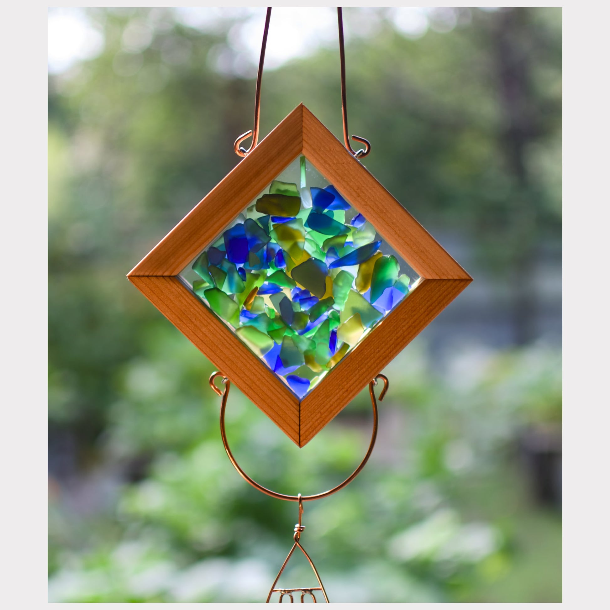 detail, kaleidoscope wind chime