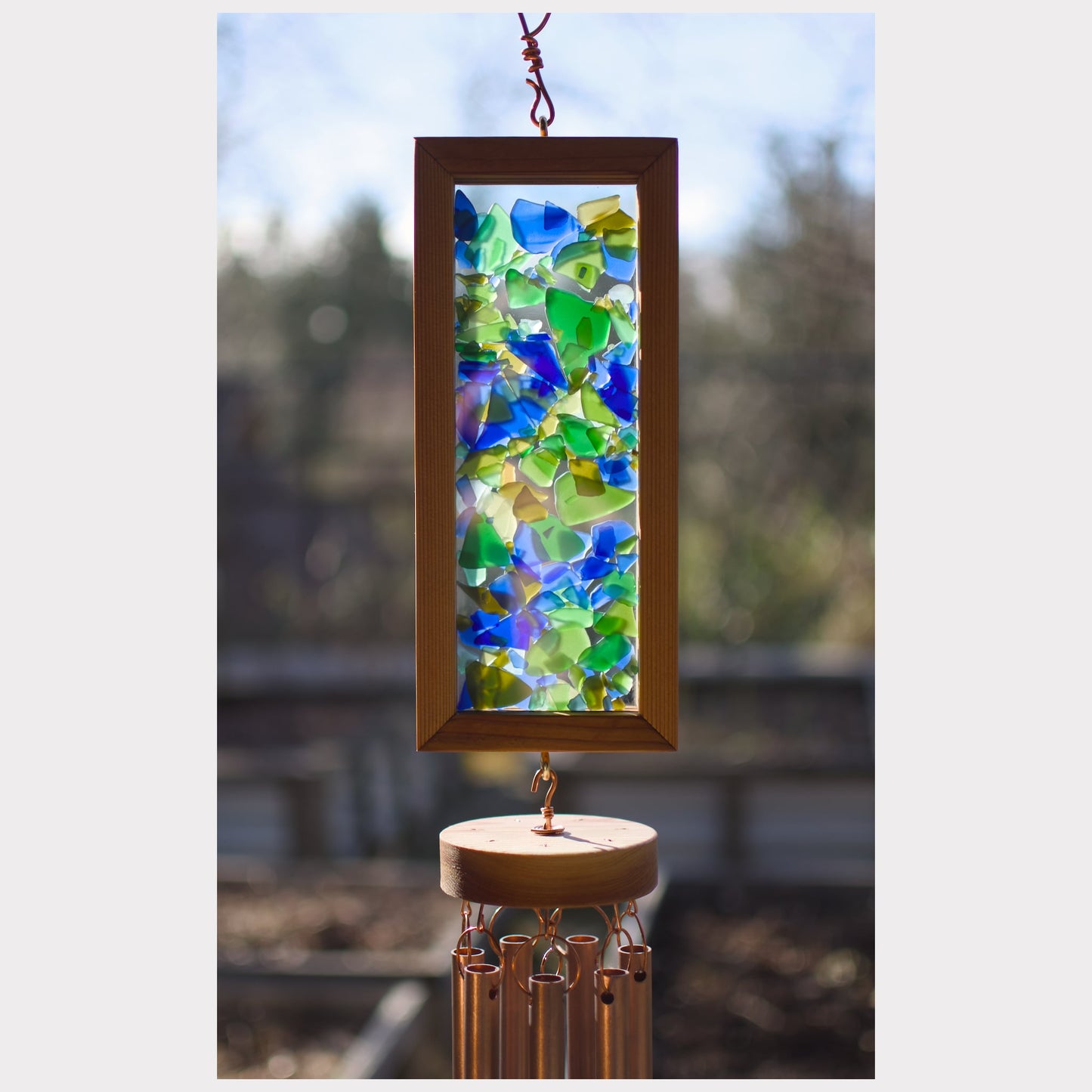 detail, kaleidoscope wind chime