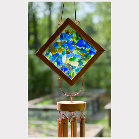 Detail, kaleidoscope wind chime.