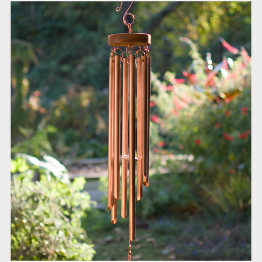 Eight chime genuine copper wind chime.