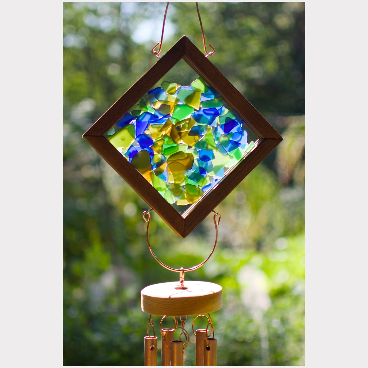 Detail, kaleidoscope wind chime.