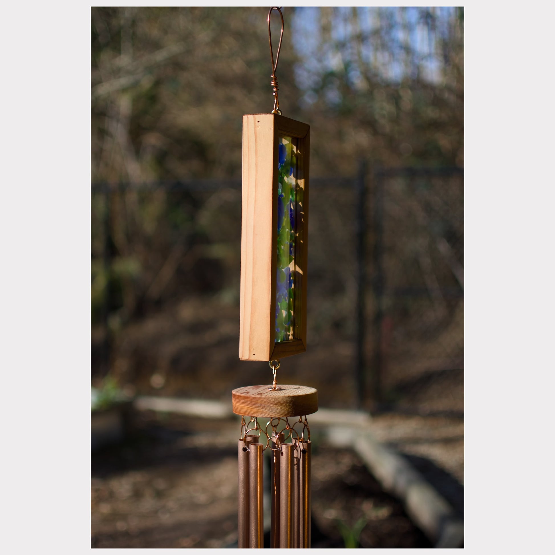 sideview kaleidoscope wind chime