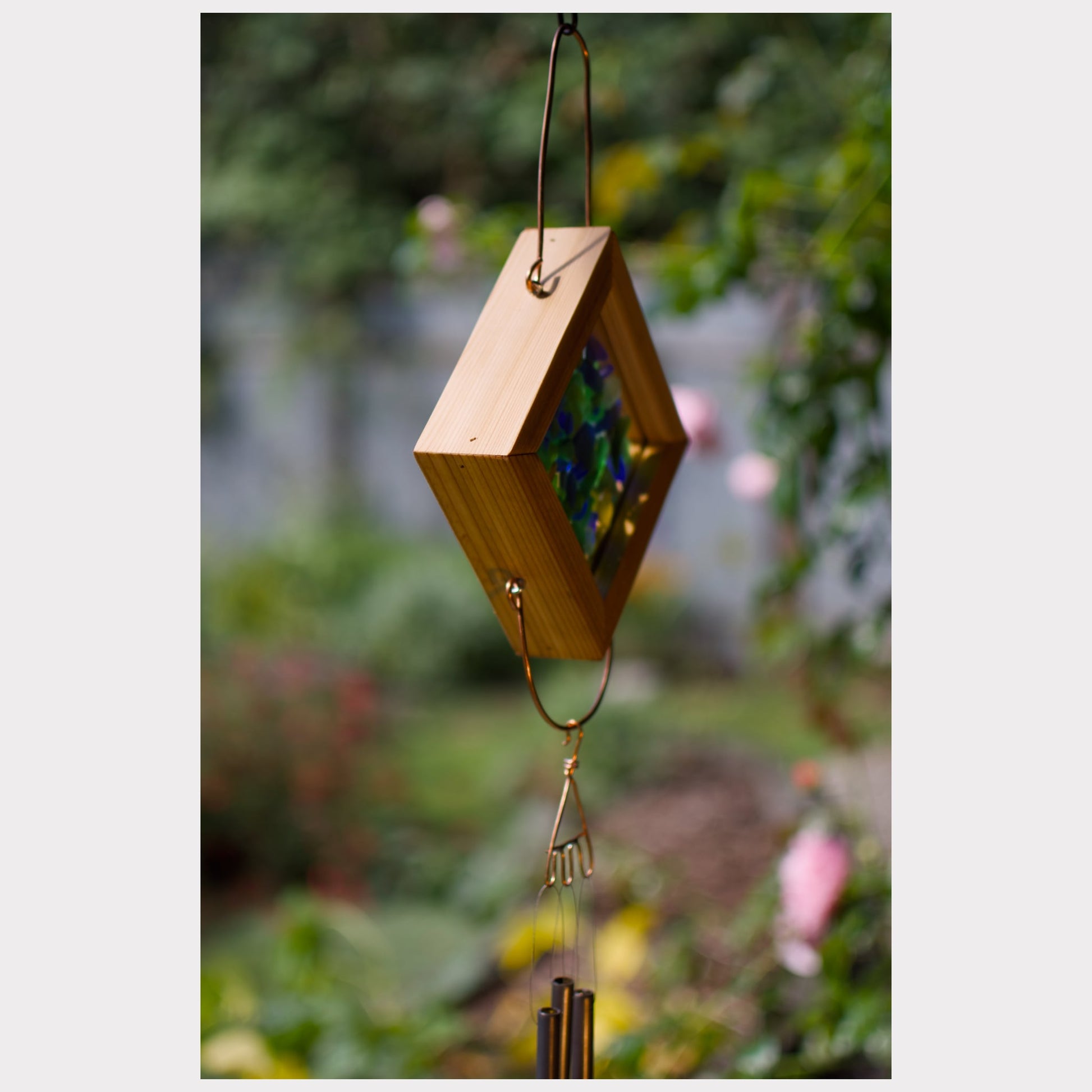 sideview kaleidoscope wind chime