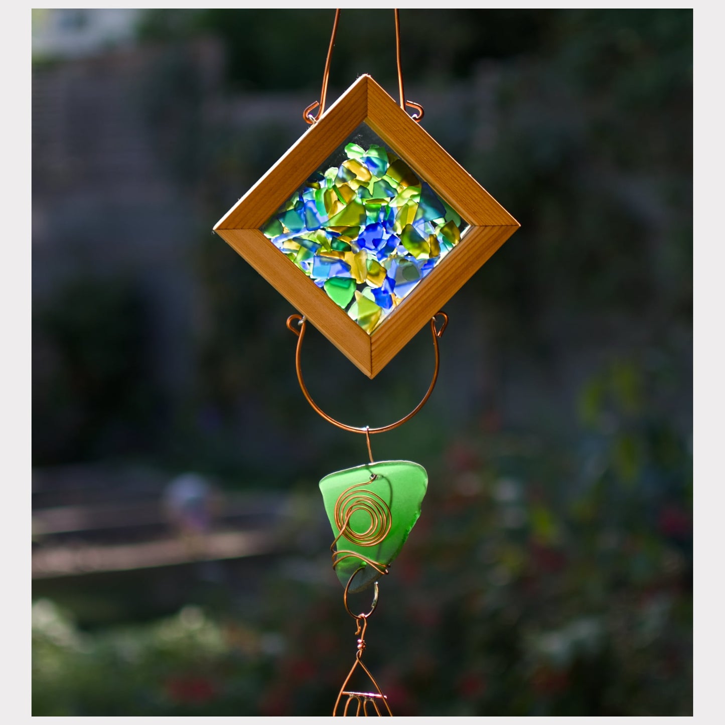 detail, kaleidoscope wind chime