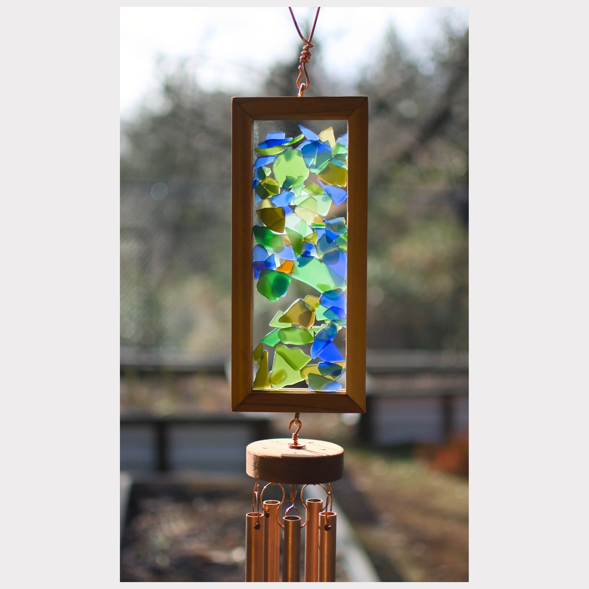 detail, kaleidoscope wind chime