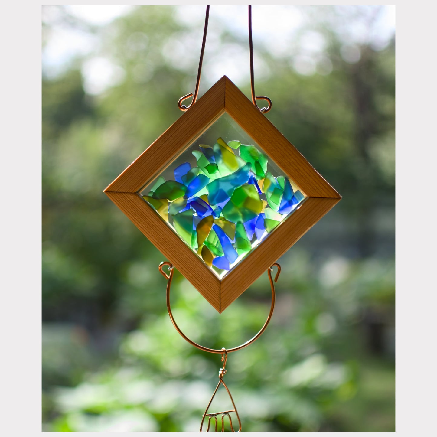 detail, kaleidoscope wind chime