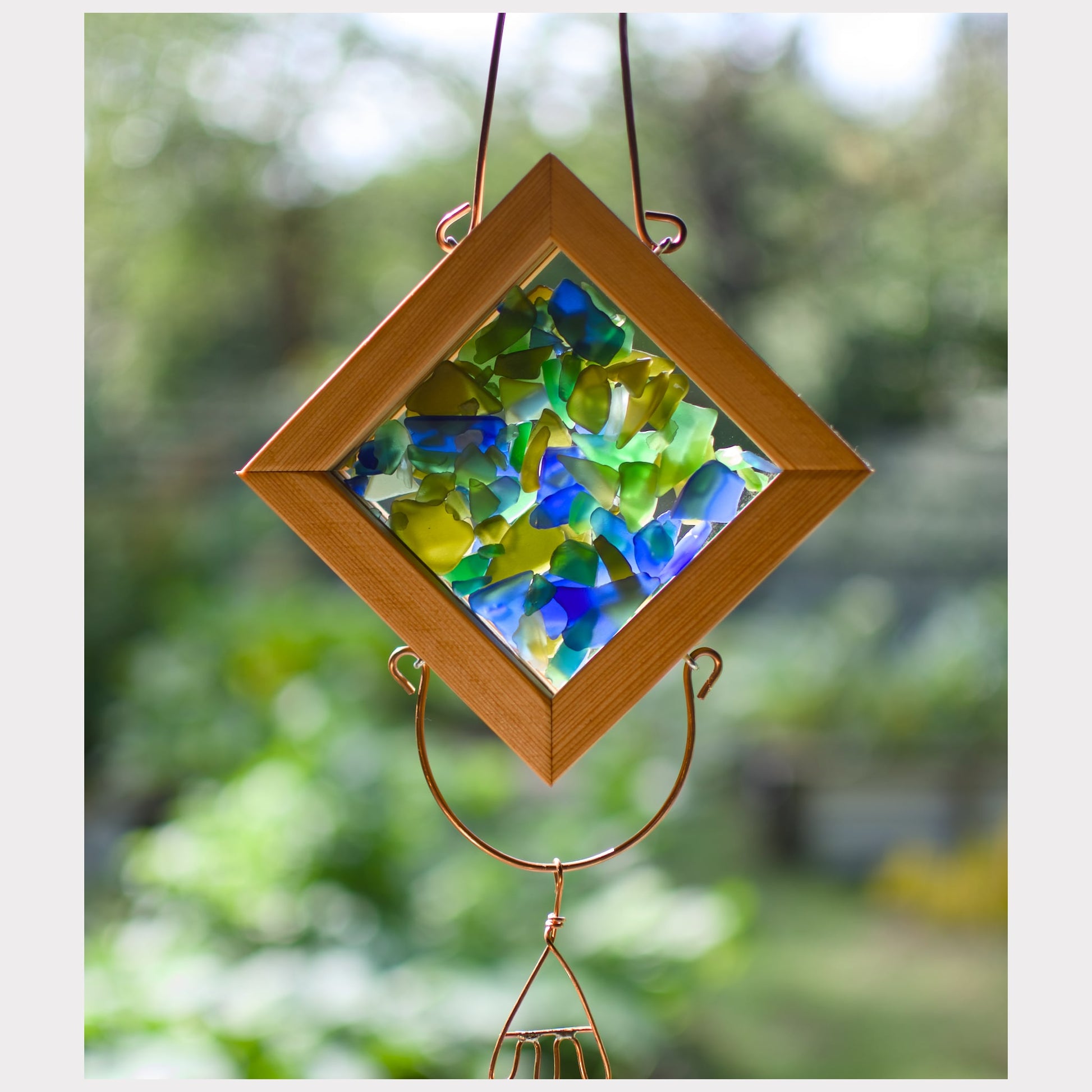 detail, kaleidoscope wind chime