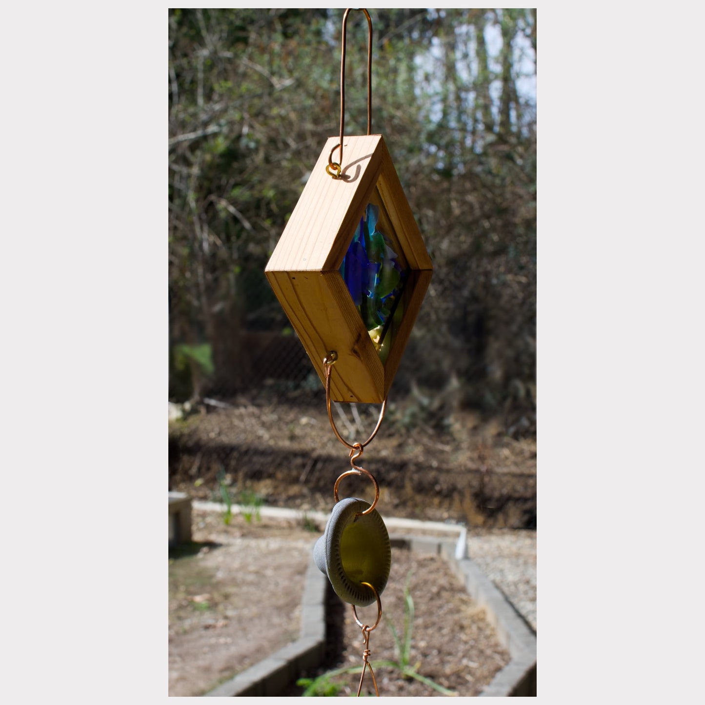 sideview, kaleidoscope wind chime