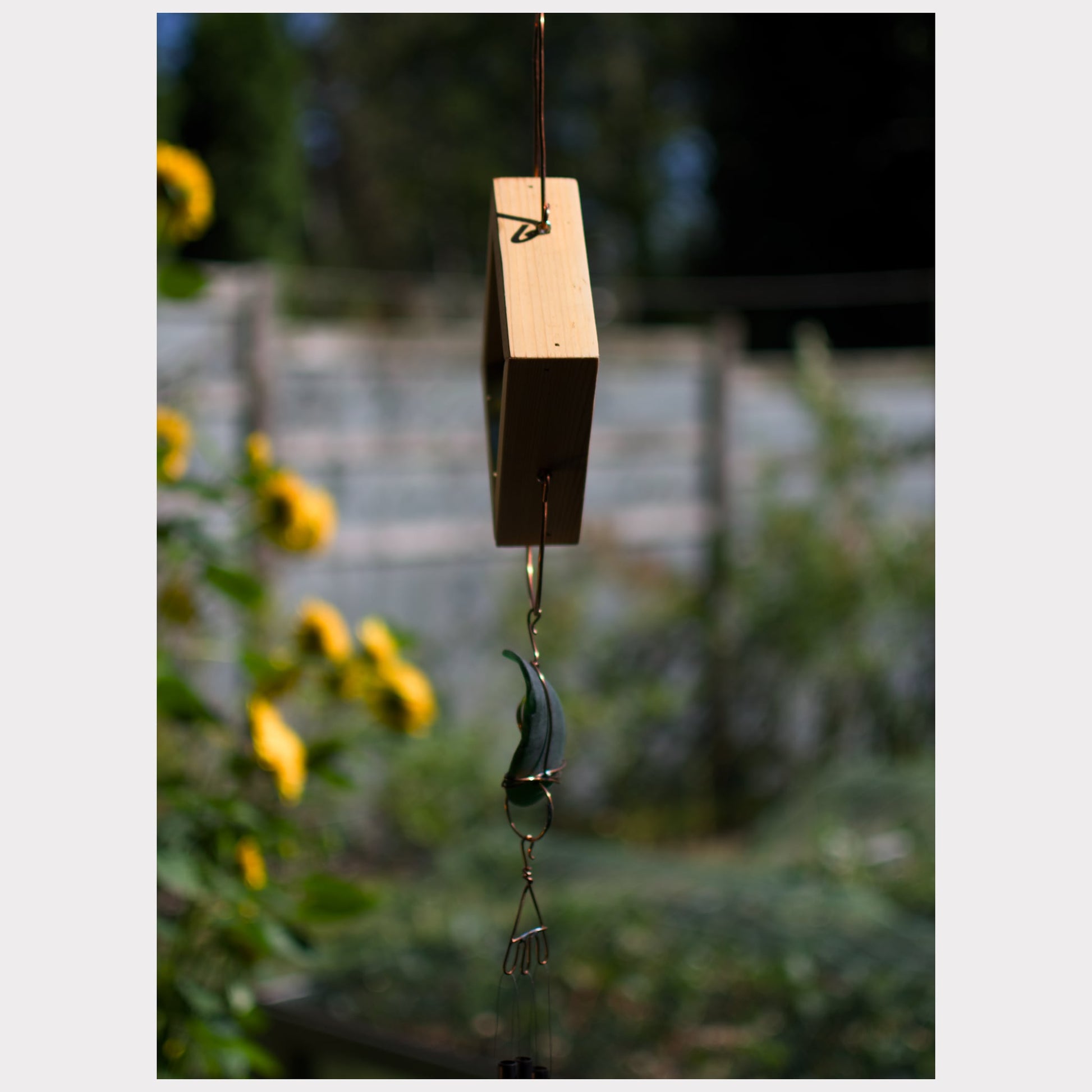 sideview, kaleidoscope wind chime