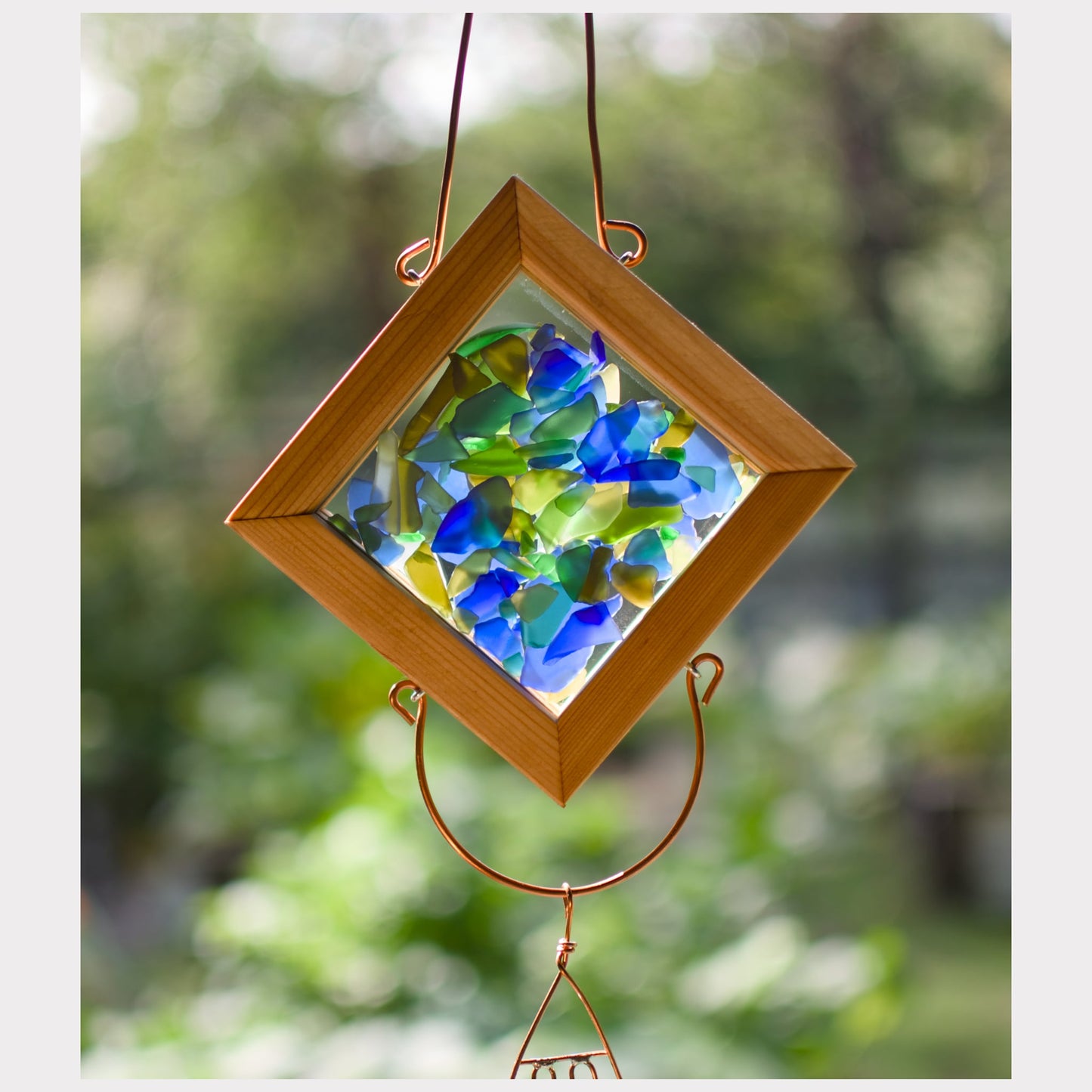 detail, kaleidoscope wind chime