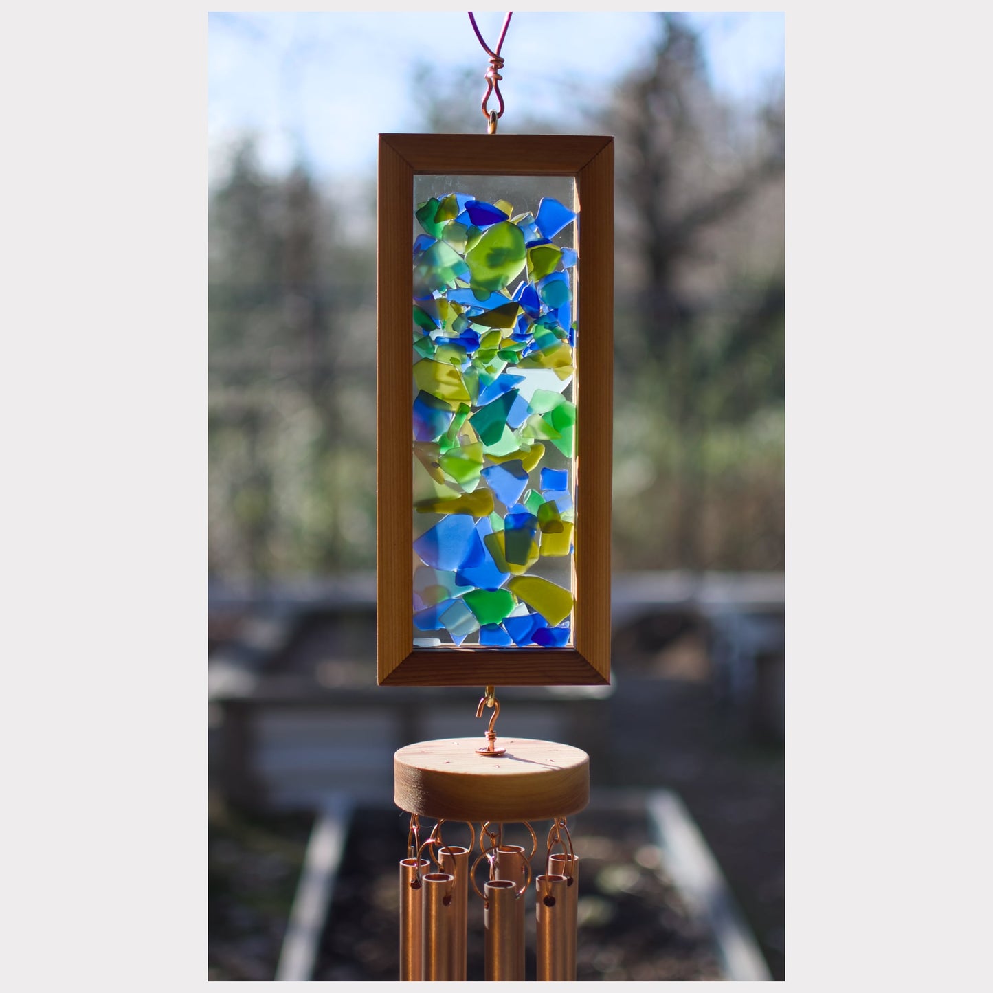 detail, kaleidoscope wind chime