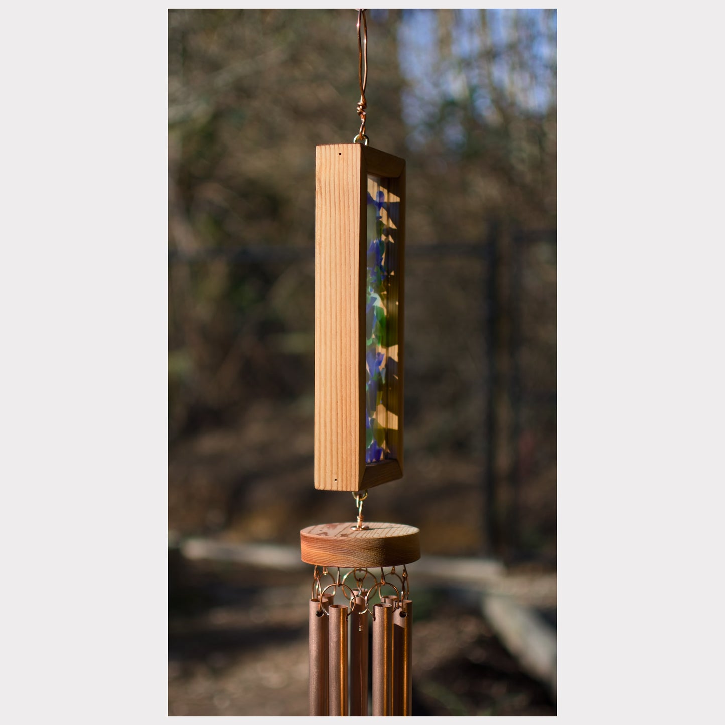 sideview, kaleidoscope wind chime