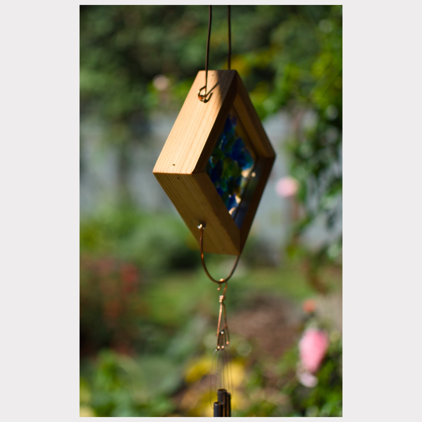 sideview kaleidoscope wind chime