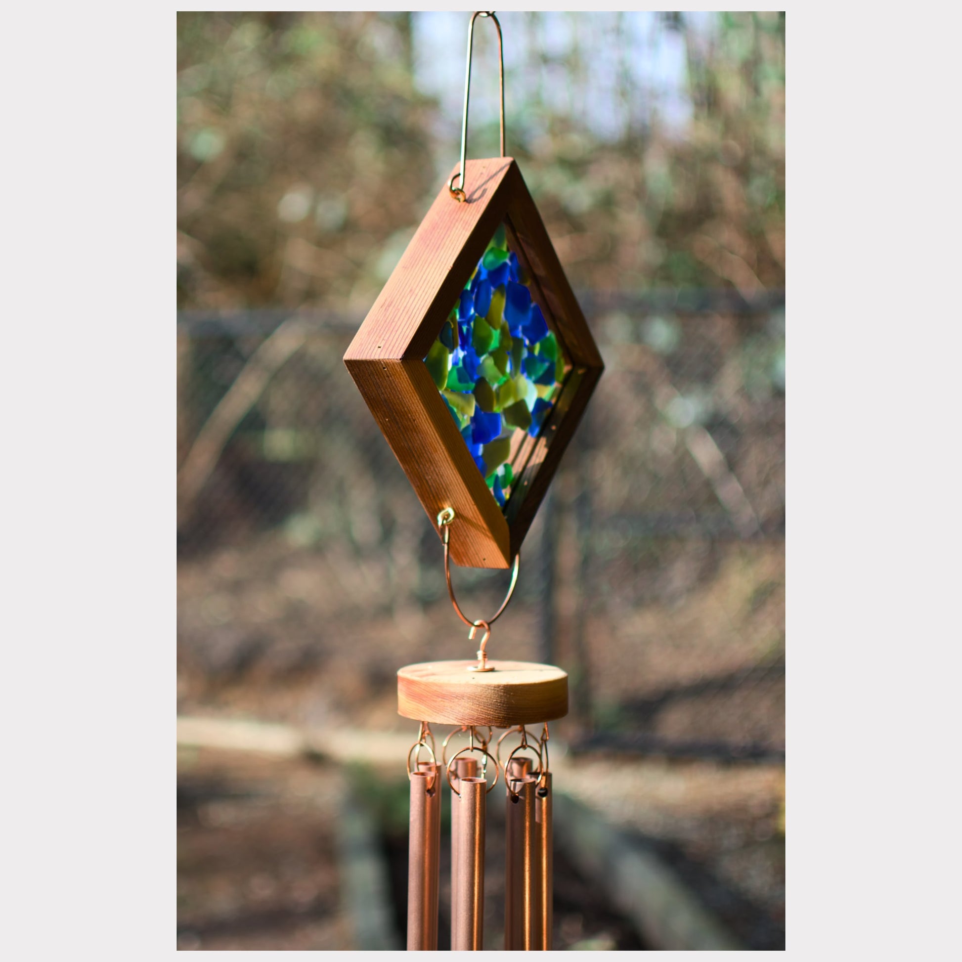 sideview, kaleidoscope wind chime