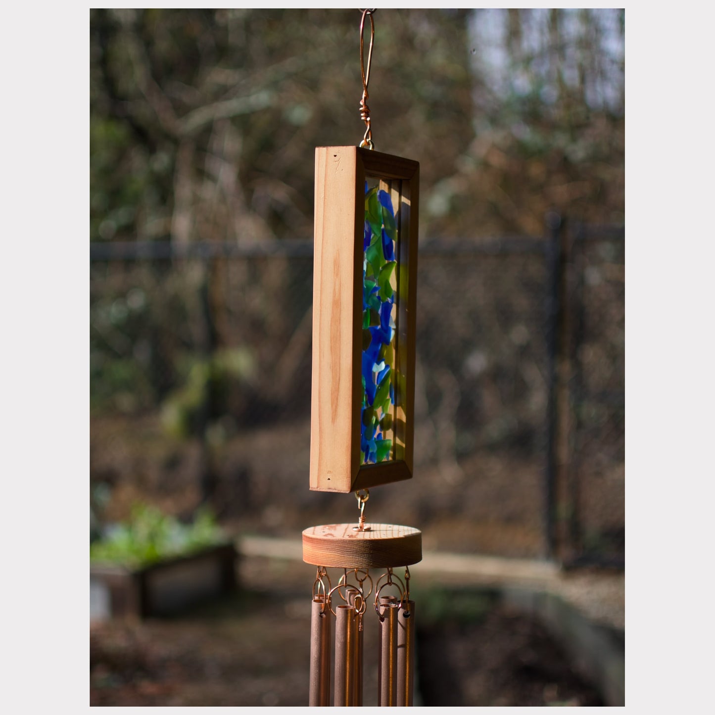 sideview kaleidoscope wind chime