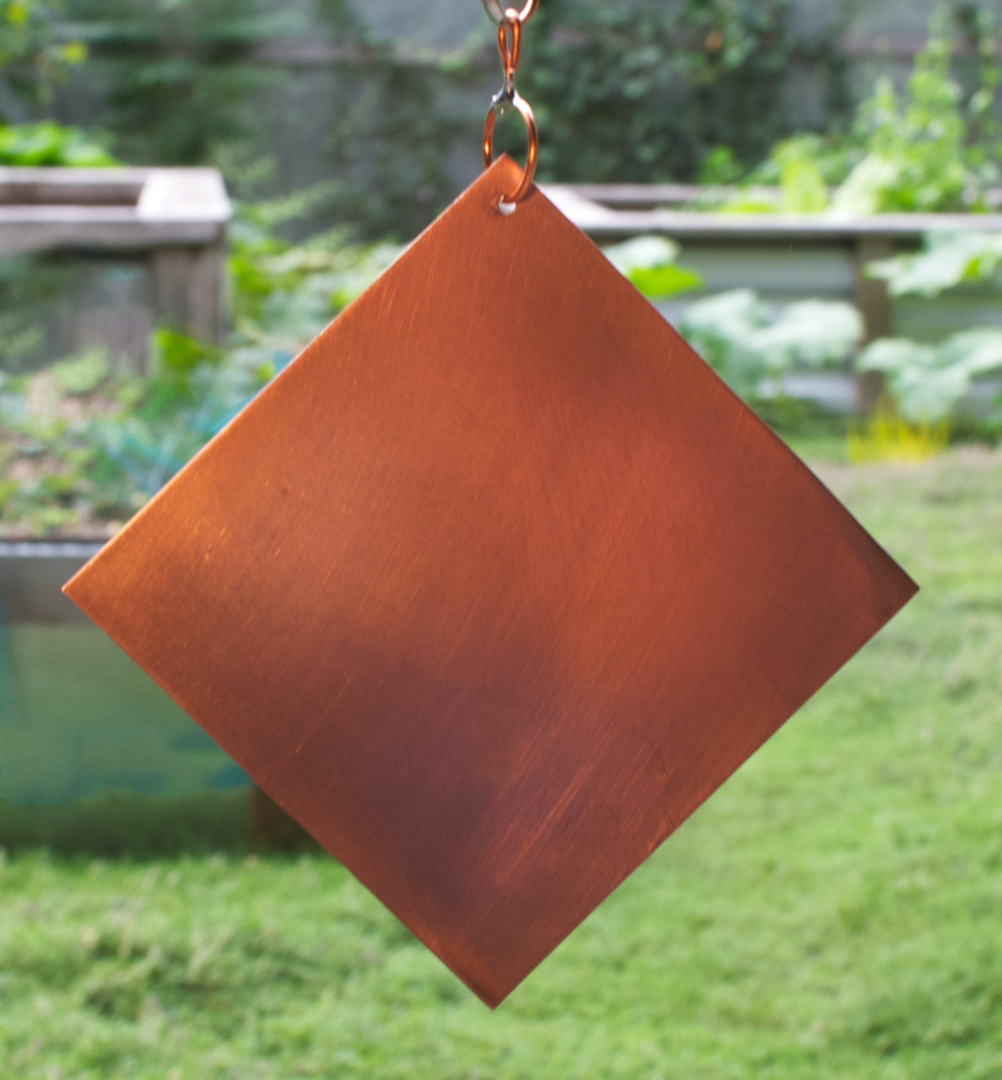 copper windsail for a wind chime